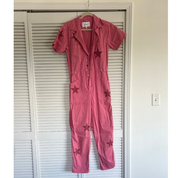 Pistola Grover Star Print Jumpsuit Size S - Picture 2 of 3